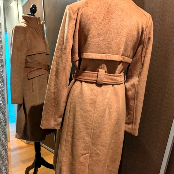 Women's Karl Lagerfeld wool blend coat - Picture 5 of 12